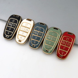 Gold TPU Car Key Cover For  HYUNDAI  Key Protect Case
