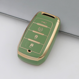Gold TPU Car Key Cover For  JEEP  Key Protect Case