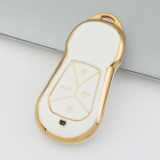Gold TPU Car Key Cover For  XPENG  Key Protect Case