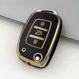 Gold TPU Car Key Cover For  HYUNDAI  Key Protect Case