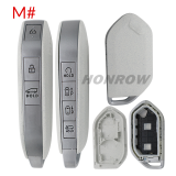 For new 2023-2025 Kia Telluride Sorento K5 Carnival 3/4/5/6/7/8 buttons remote key shell without logo