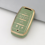 Gold TPU Car Key Cover For  JEEP  Key Protect Case
