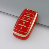 Gold TPU Car Key Cover For  JEEP  Key Protect Case