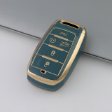 Gold TPU Car Key Cover For  JEEP  Key Protect Case