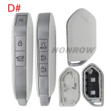 For new 2023-2025 Kia Telluride Sorento K5 Carnival 3/4/5/6/7/8 buttons remote key shell without logo
