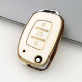 Gold TPU Car Key Cover For  HYUNDAI  Key Protect Case