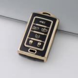 Gold TPU Car Key Cover For  JEEP  Key Protect Case