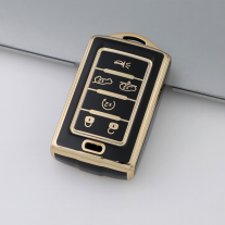 Gold TPU Car Key Cover For  JEEP  Key Protect Case