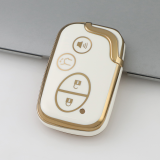 Gold TPU Car Key Cover For  BYD  Key Protect Case