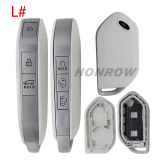 For new 2023-2025 Kia Telluride Sorento K5 Carnival 3/4/5/6/7/8 buttons remote key shell white color