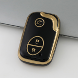 Gold TPU Car Key Cover For  BYD  Key Protect Case