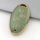 Gold TPU Car Key Cover For  BYD  Key Protect Case