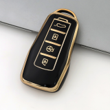 Gold TPU Car Key Cover For  XPENG  Key Protect Case