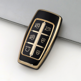 Gold TPU Car Key Cover For  HYUNDAI  Key Protect Case