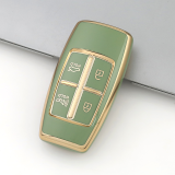 Gold TPU Car Key Cover For  HYUNDAI  Key Protect Case