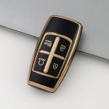Gold TPU Car Key Cover For  HYUNDAI  Key Protect Case