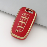 Gold TPU Car Key Cover For  HYUNDAI  Key Protect Case
