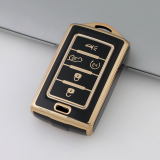 Gold TPU Car Key Cover For  JEEP  Key Protect Case