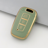 Gold TPU Car Key Cover For  HYUNDAI  Key Protect Case