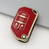 Gold TPU Car Key Cover For  JEEP  Key Protect Case