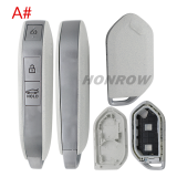 For new 2023-2025 Kia Telluride Sorento K5 Carnival 3/4/5/6/7/8 buttons remote key shell without logo