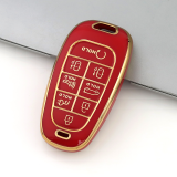 Gold TPU Car Key Cover For  HYUNDAI  Key Protect Case