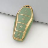 Gold TPU Car Key Cover For  BYD  Key Protect Case