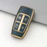 Gold TPU Car Key Cover For  HYUNDAI  Key Protect Case