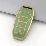 Gold TPU Car Key Cover For  BYD  Key Protect Case