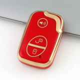 Gold TPU Car Key Cover For  BYD  Key Protect Case
