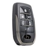 For Toyota 6 button remote key blank