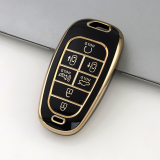 Gold TPU Car Key Cover For  HYUNDAI  Key Protect Case
