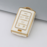 Gold TPU Car Key Cover For  JEEP  Key Protect Case