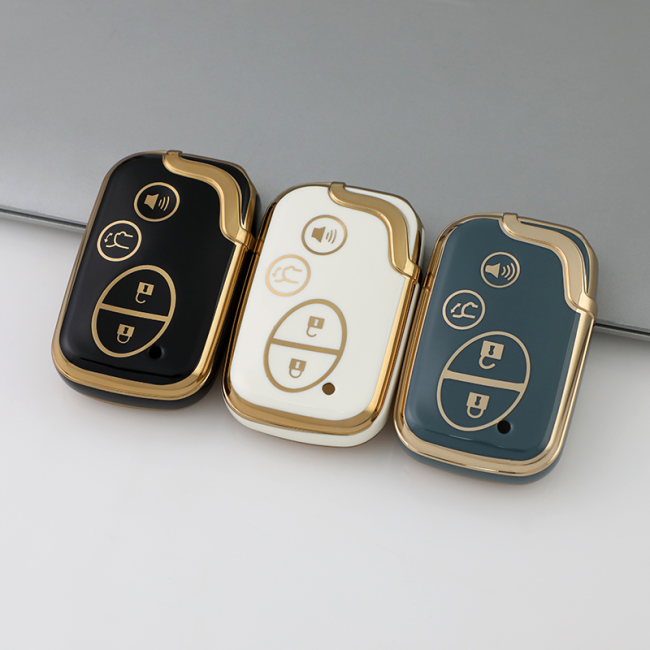 Gold TPU Car Key Cover For  BYD  Key Protect Case