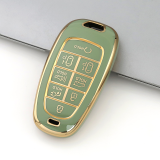Gold TPU Car Key Cover For  HYUNDAI  Key Protect Case