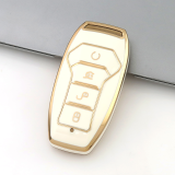 Gold TPU Car Key Cover For  BYD  Key Protect Case