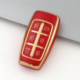 Gold TPU Car Key Cover For  HYUNDAI  Key Protect Case
