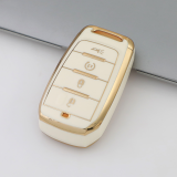 Gold TPU Car Key Cover For  JEEP  Key Protect Case