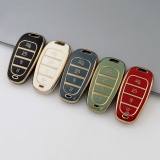 Gold TPU Car Key Cover For  HYUNDAI  Key Protect Case