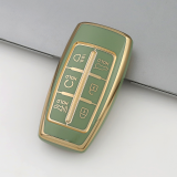 Gold TPU Car Key Cover For  HYUNDAI  Key Protect Case