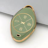 Gold TPU Car Key Cover For  XPENG  Key Protect Case