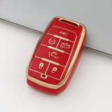 Gold TPU Car Key Cover For  JEEP  Key Protect Case