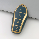 Gold TPU Car Key Cover For  BYD  Key Protect Case