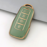 Gold TPU Car Key Cover For  XPENG  Key Protect Case