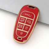 Gold TPU Car Key Cover For  HYUNDAI  Key Protect Case
