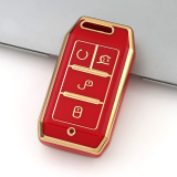 Gold TPU Car Key Cover For  BYD  Key Protect Case