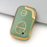 Gold TPU Car Key Cover For  BYD  Key Protect Case