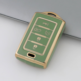 Gold TPU Car Key Cover For  JEEP  Key Protect Case