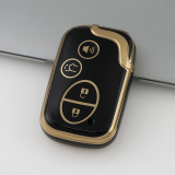 Gold TPU Car Key Cover For  BYD  Key Protect Case