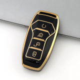 Gold TPU Car Key Cover For  BYD  Key Protect Case